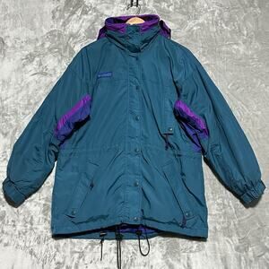 Vintage Columbia Ski Jacket Womens Size S Bugaboo Snowboarding Outdoors Utility‎